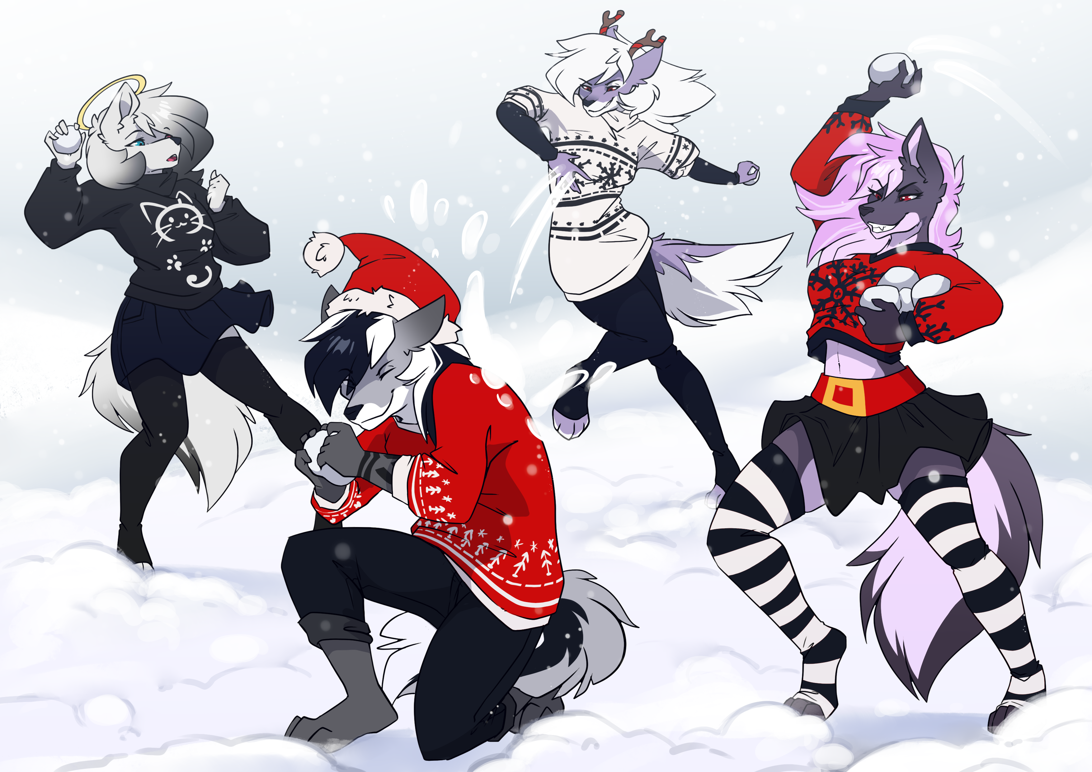 Storm Dancer - Snowball fight